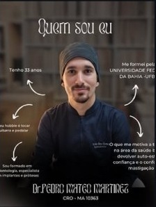 Publicação do Instagram apresentando Dr. Pedro Matos Martins